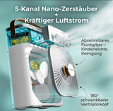Tragbare Mini-Klimaanlage – Ventilator, Kühler & Befeuchter mit LED