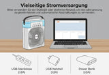 Tragbare Mini-Klimaanlage – Ventilator, Kühler & Befeuchter mit LED